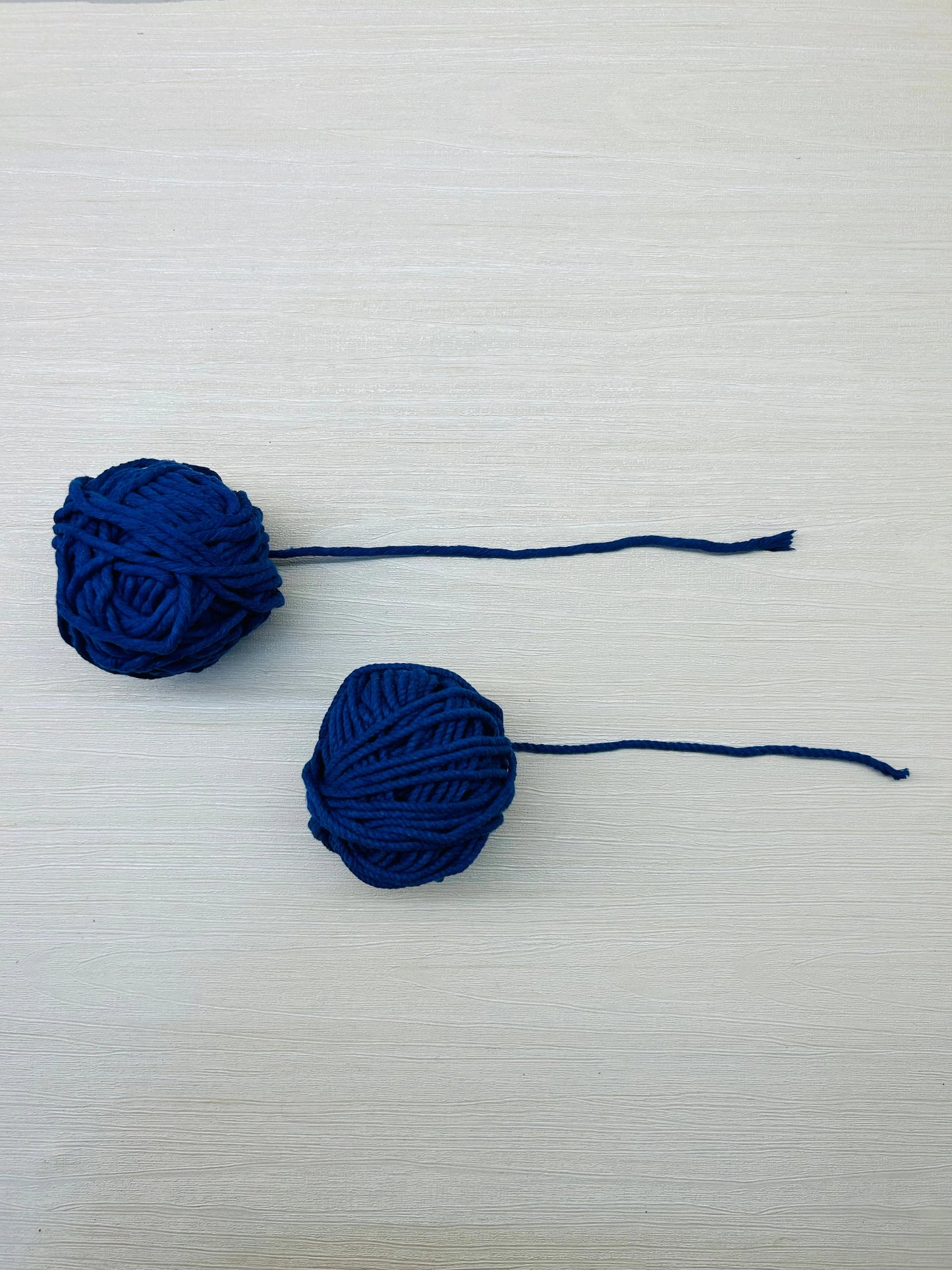 Dark Blue Macramé Thread for Craft Projects - 3mm, 25-30 Meters, 90-100 Grams