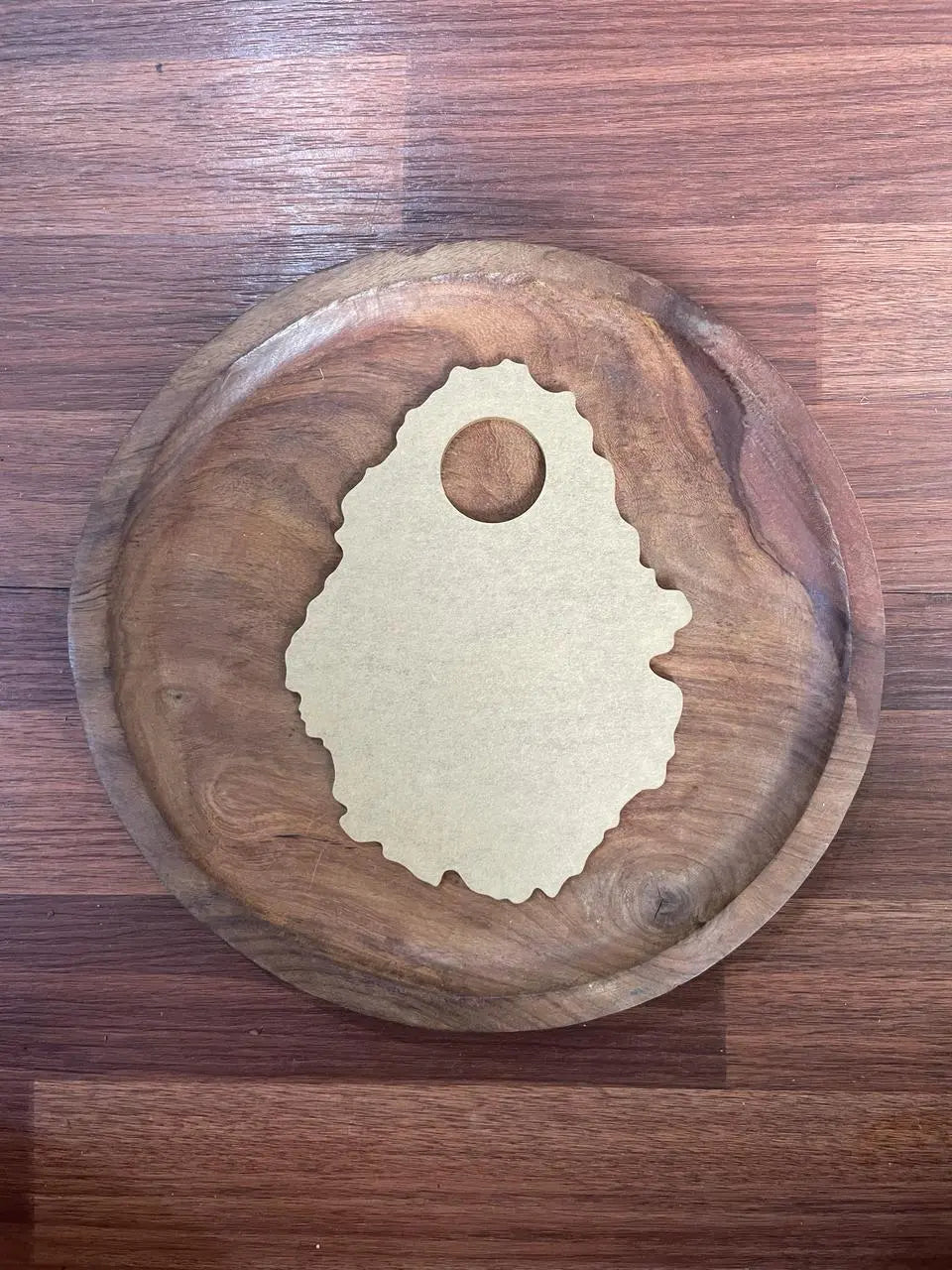 Transparent Acrylic Makeup Palette for Resin Art and Craft - 5 x 6.5 inch