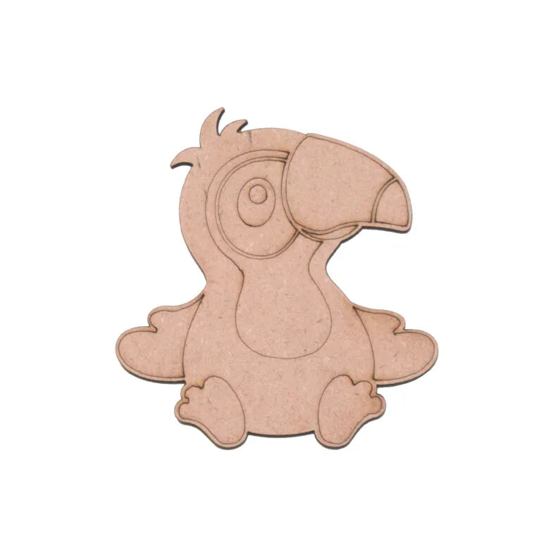 Colorful Toucan Fridge Magnet - Pack of 12, 3-Inch Diameter, 4mm Thickness