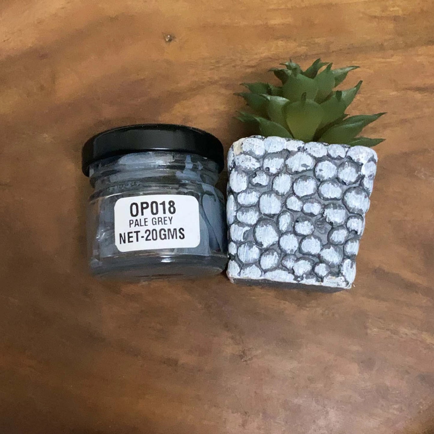 Opaque Pale Grey Pigment for Resin Art - 20gms