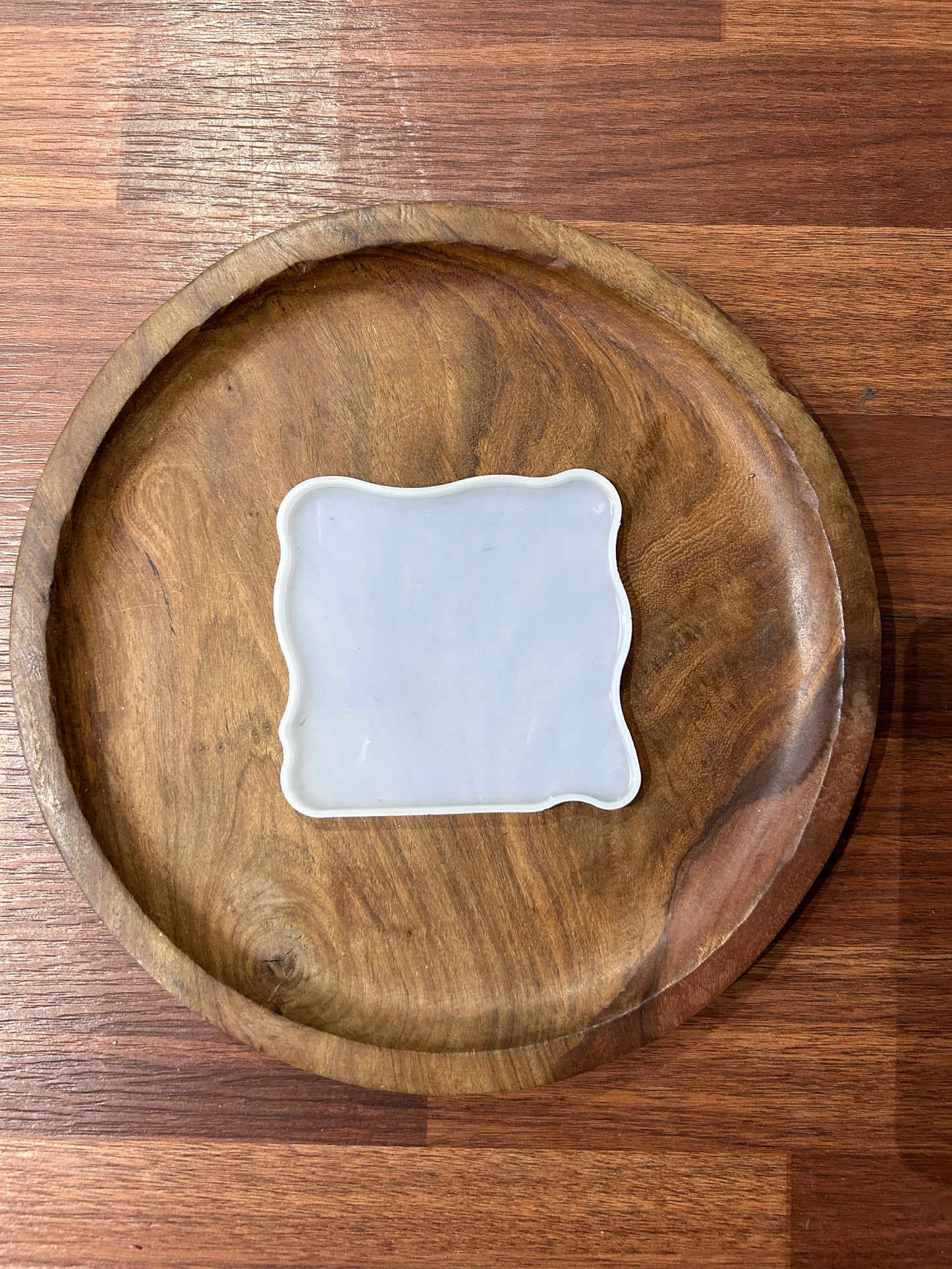 Square Zigzag Coaster Silicon Mould - 4 Inch