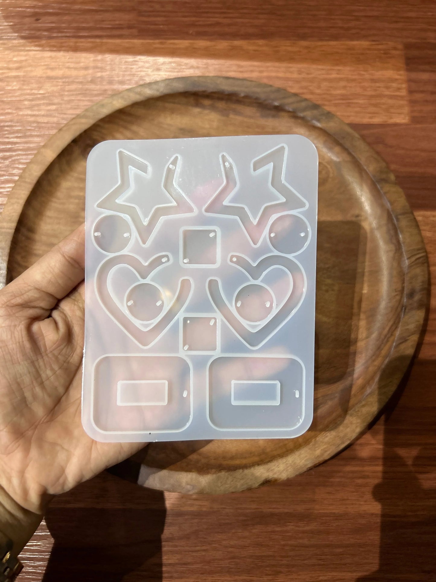 10-in-1 Jewelry Silicone Mould for Resin Crafting