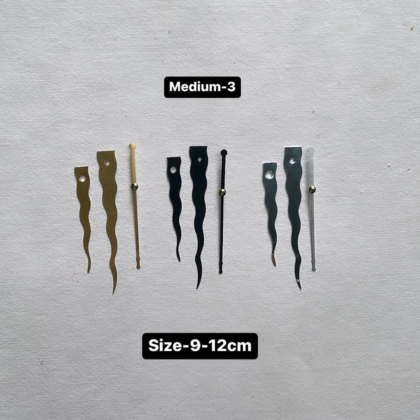 Clock Accessories for Resin Art and Craft Projects - Medium Needles