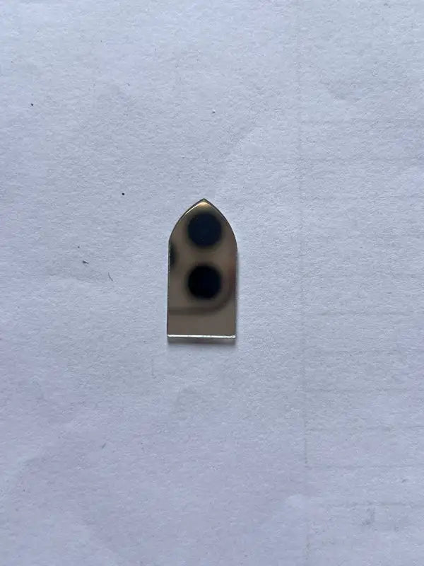 Acrylic Craft Mirror - BULLET Shape - 13MM - 60 Pieces