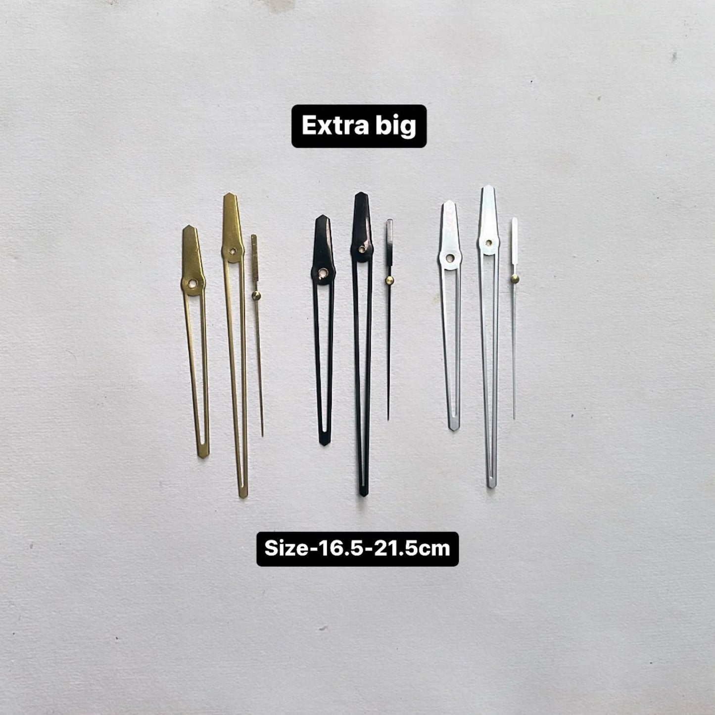 Clock Accessories: Extra Big Needles for Resin Art and Craft Projects