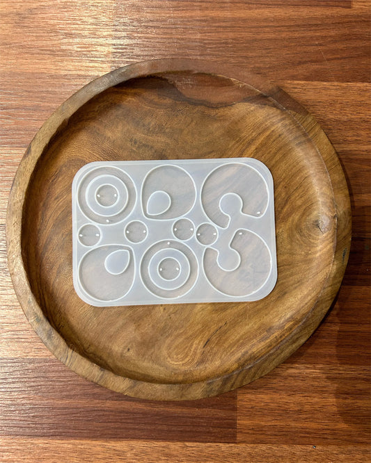 10-in-1 Earring Silicone Mould for Resin Crafting