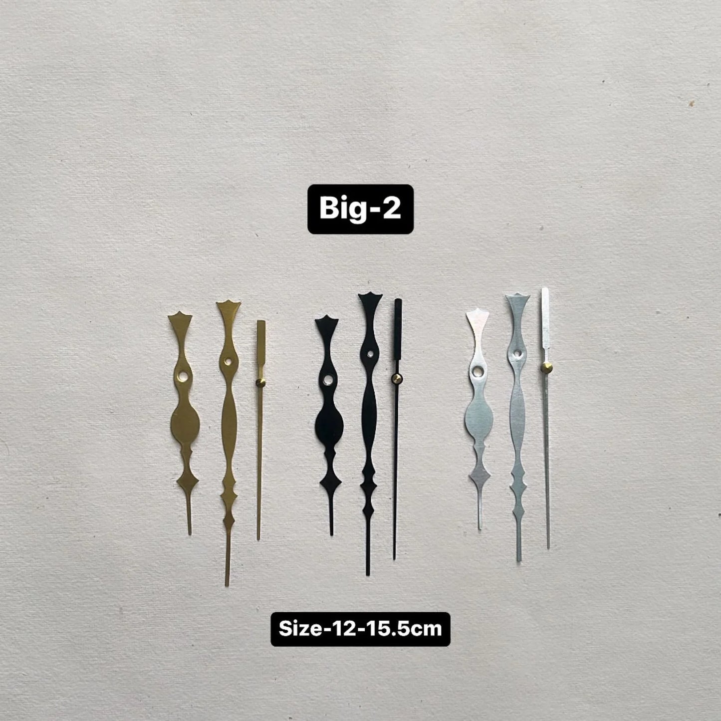 Clock Accessories for Resin Art and Craft Projects - Big Needles (12-15.5cm)