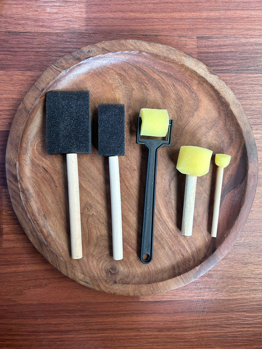 5PC Mixed Sponge Set for Resin Art and DIY Craft Projects