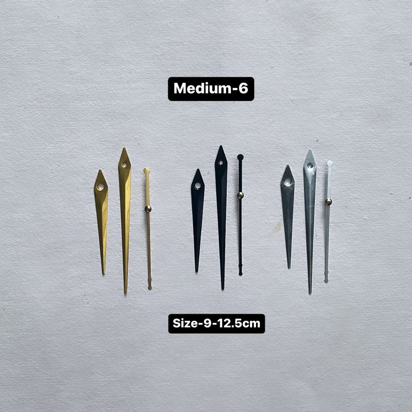 Clock Accessories - Medium Needles for Resin Art and Craft Projects