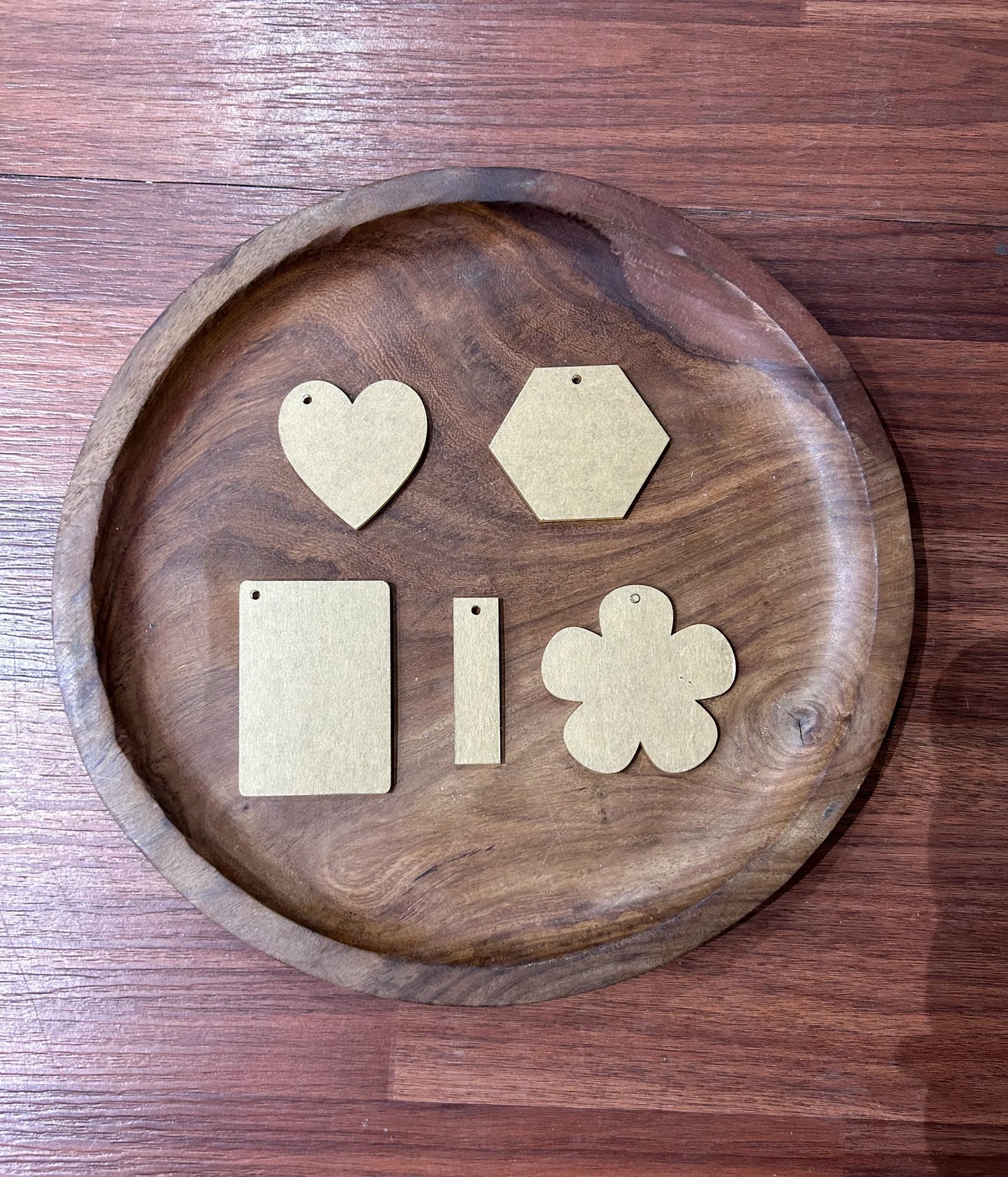 Transparent Resin Keychain Mold for Resin Art and Crafting - 2 Inch