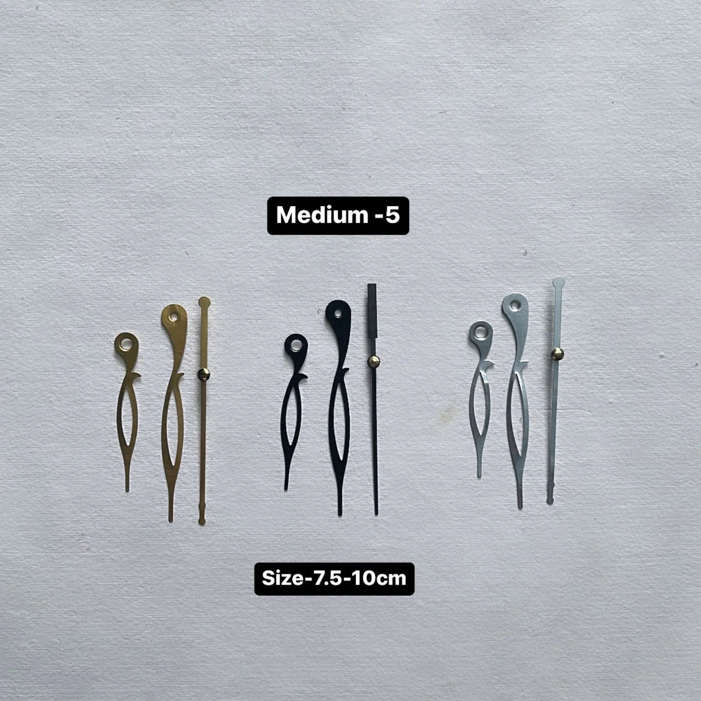 Clock Accessories for Resin Art and Craft Projects - Medium Needles