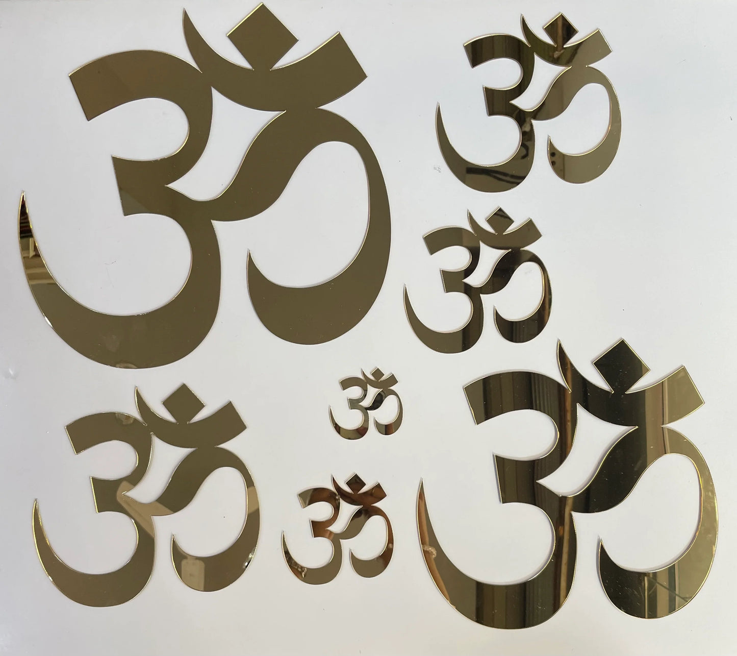 Gold OM Cutout for Resin Art and Craft Projects