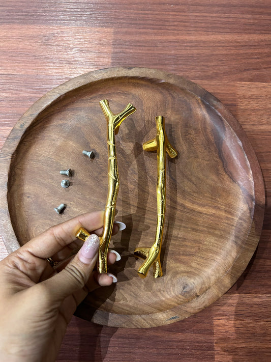 6-Inch Resin Tray Handles for Art and Craft Projects - Set of 2