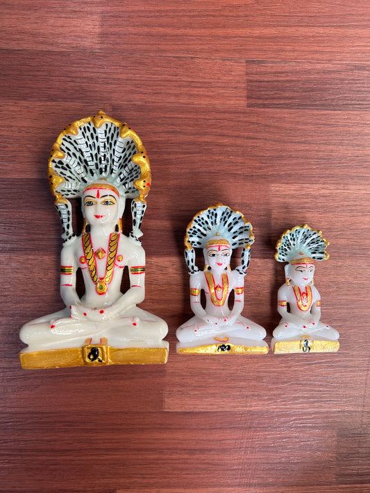 Marble Bhagwan Design Sculptures for Resin Art and Crafts