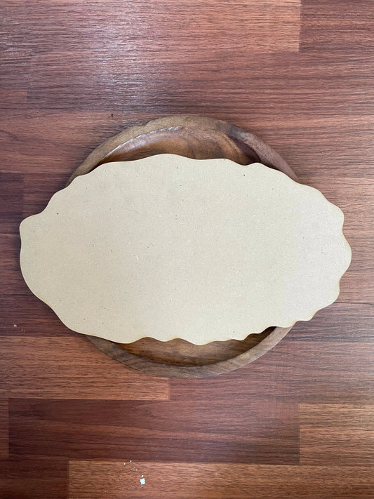 AGATE MDF Nameplate for Resin Art and Craft Projects - 12 x 7 Inch