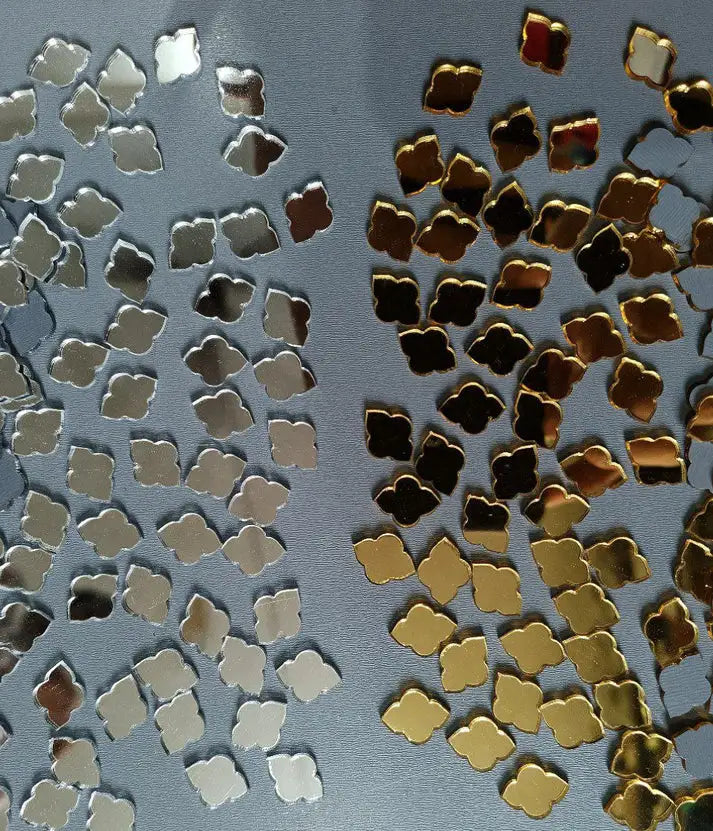 Acrylic Craft Mirror - JHAROKA WINDOW Shape - 10MM - 238 Pieces