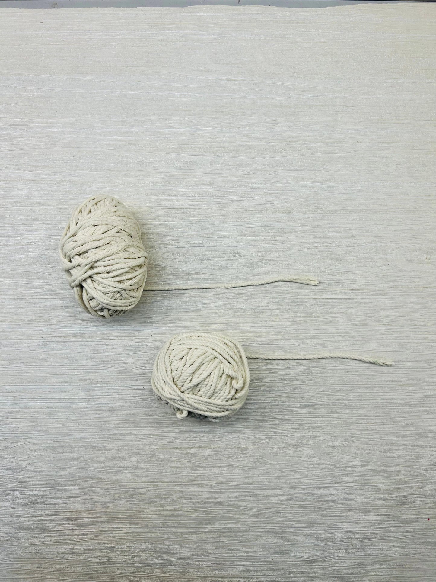 Cream Macramé Thread for Crafting and DIY Projects - 90-100 Grams, 25-30 Meters