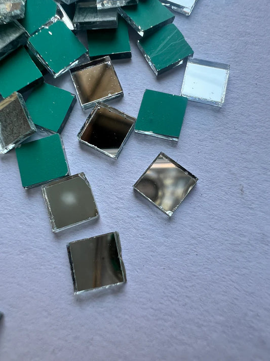 SILVER SQUARE SHAPE MIRROR - 5MM