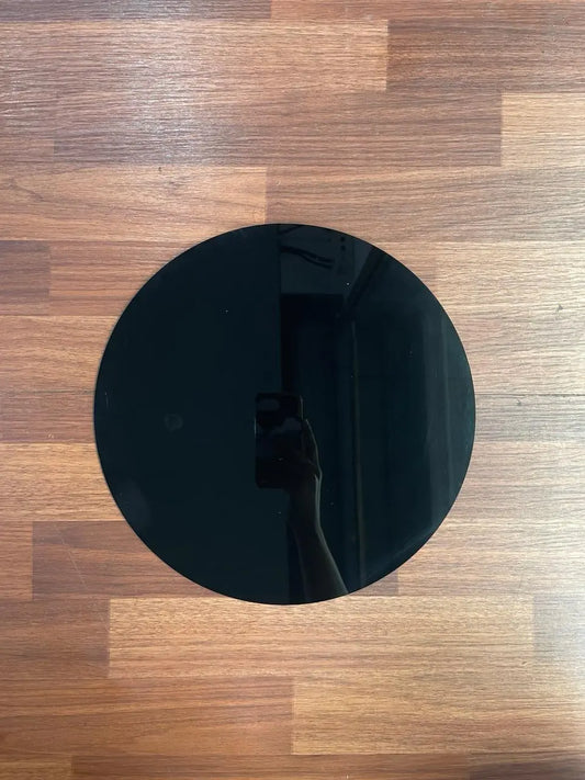 12" Acrylic Base for Alcohol Ink Art, Resin Art, and More - Black & White