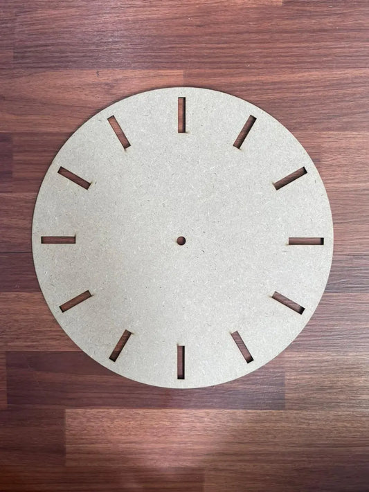MDF Clock for Art and Craft - 12inch & 14inch - 4mm Thickness