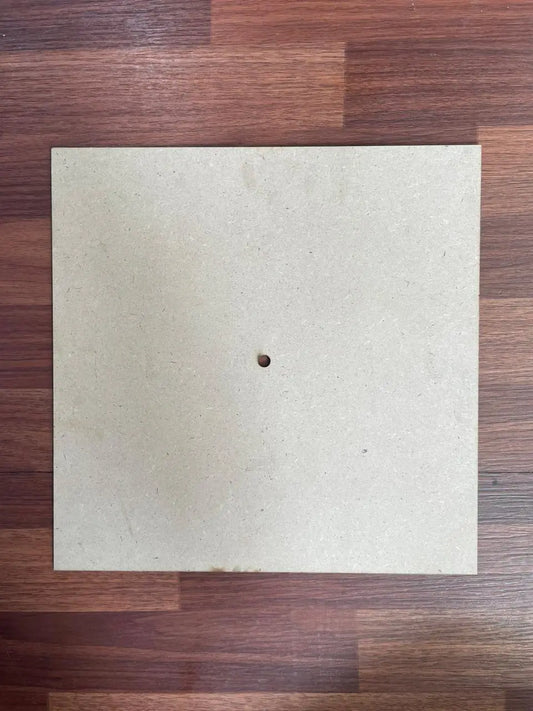 MDF Square Clock Base for Resin Art and Craft Projects