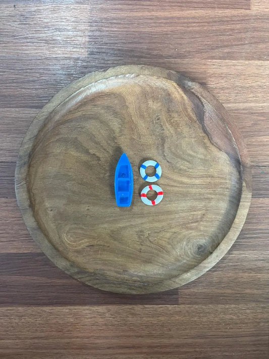 Handcrafted Boat Miniature for Nautical Decor and Art Projects