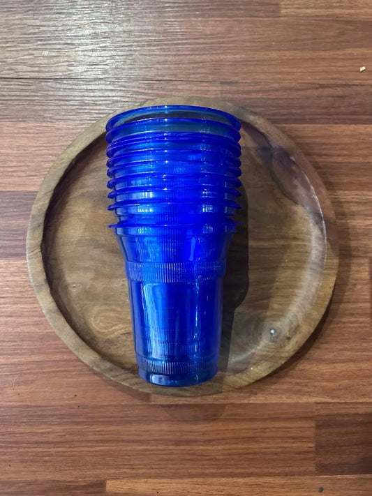 BLUE Glass Pieces for Resin Art - Set of 10