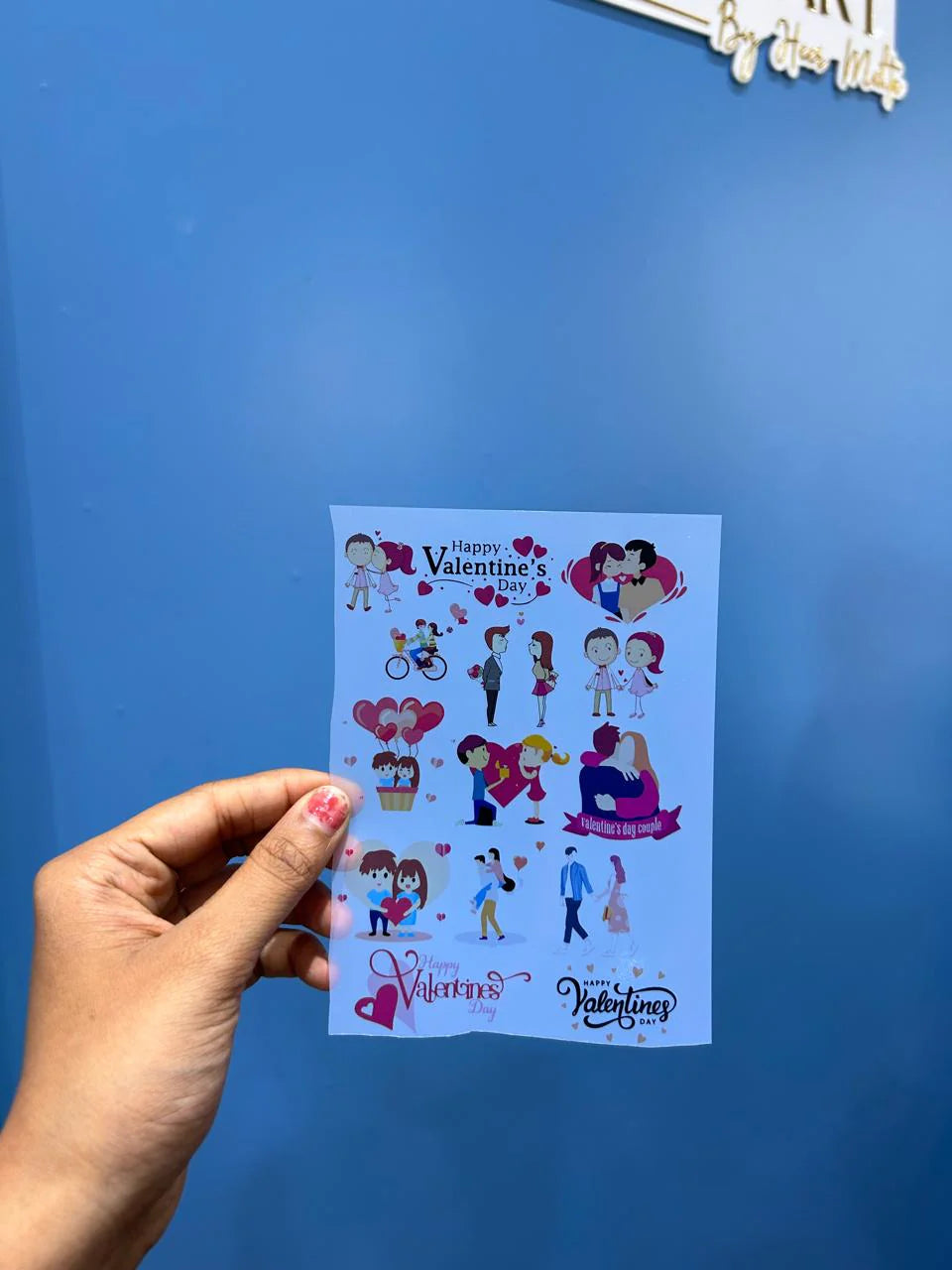 Transparent Valentine Insert Sheets for Resin Art and Crafts - A4, A5 & A6 Sizes