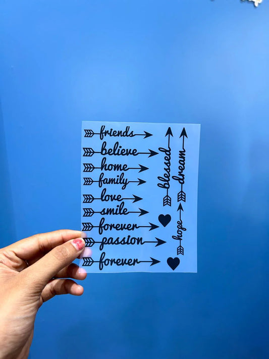 Transparent Plastic Insert Sheet for Resin Art - A6 Size