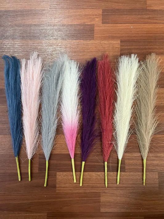 Pampas Flowers for Resin Art and Craft - 14 Inch Decorative Flower