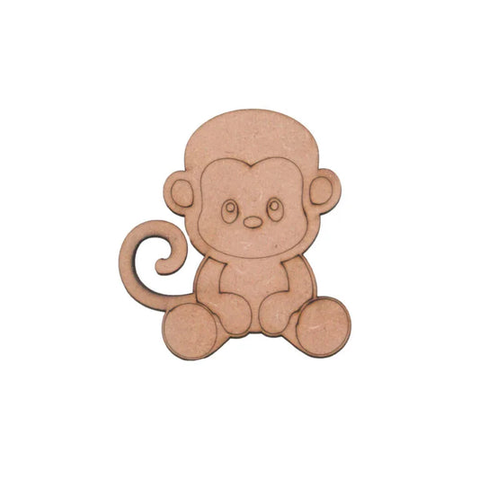 Fridge Magnet - 3-Inch Monkey Design (Pack of 12)