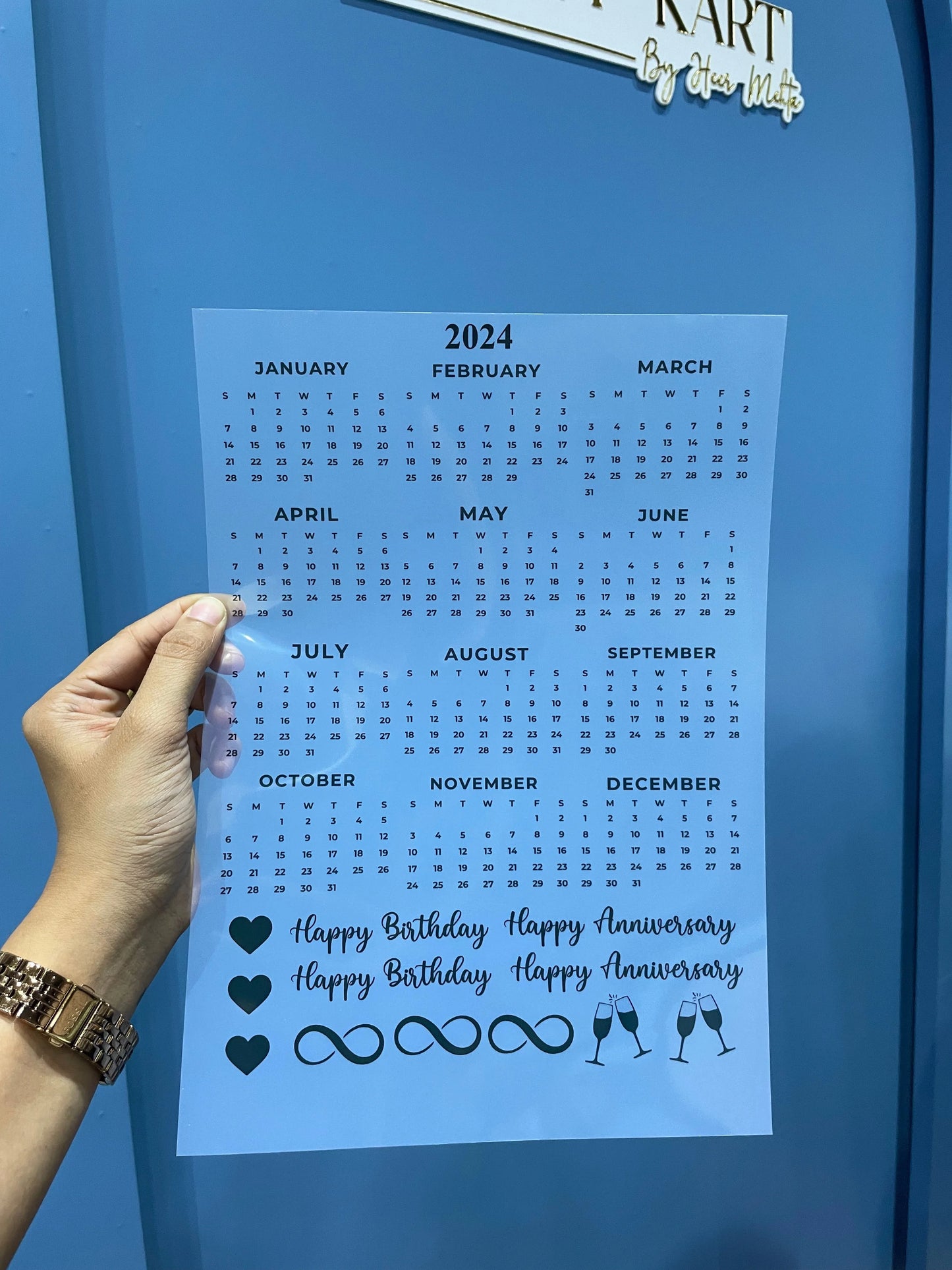 Transparent Valentine Insert Sheets for Resin Art and Crafts - Sizes A4, A5, A6