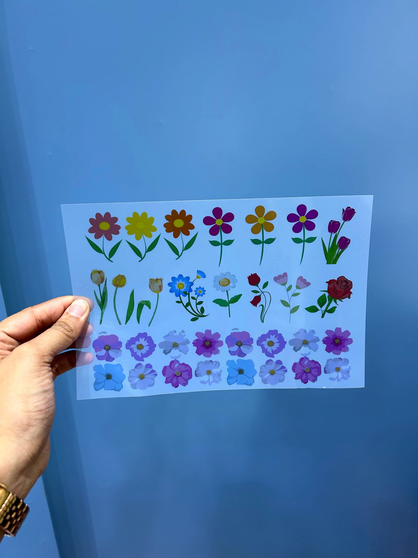 Flower Insert Sheet for Resin Art - Size A5
