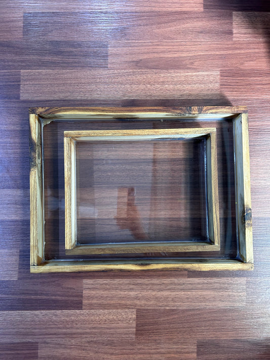 Teakwood Floating Frames for Resin Art and Craft - Various Sizes Available